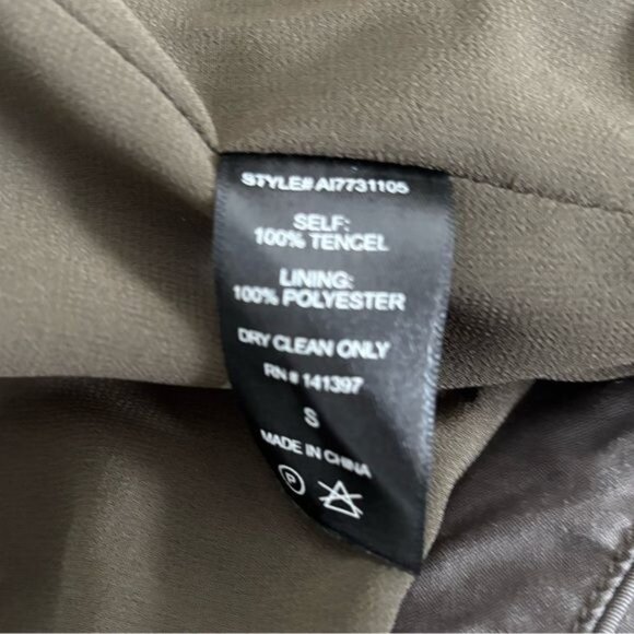 ASTR Jacket Size Small Moto Olive Green Rebellious Grunge Cyber Punk Streetwear - Picture 4 of 12